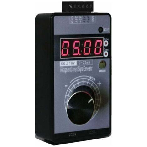 Handheld positive and negative voltage 0-10V5V + current 0-4-20mA analog source calibrator signal generator (1/4)
