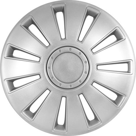 Boîte de 4 enjoliveurs SILVERSTONE Silver ABS 14'' Polaire RA14-ASYB - Ce produit de marque Polaire est neuf.