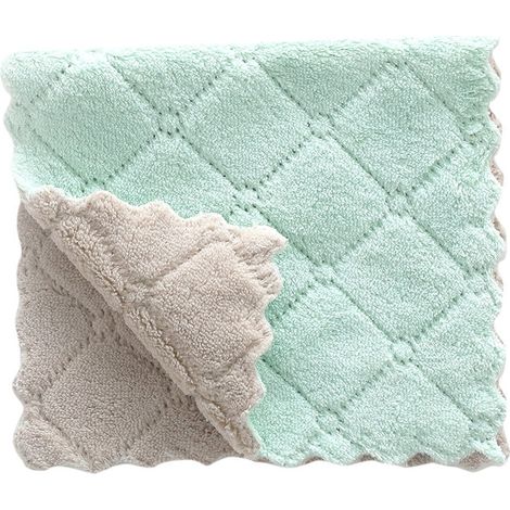 Serviette De Cuisine - Velours Corail Non Adhérent - Pour Salle De Bains Et Cuisine - 1 Pièce (1/5)