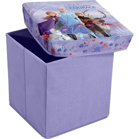 DOMOPAK - POUF CONTENITORE FROZEN II 30x30x30 CM