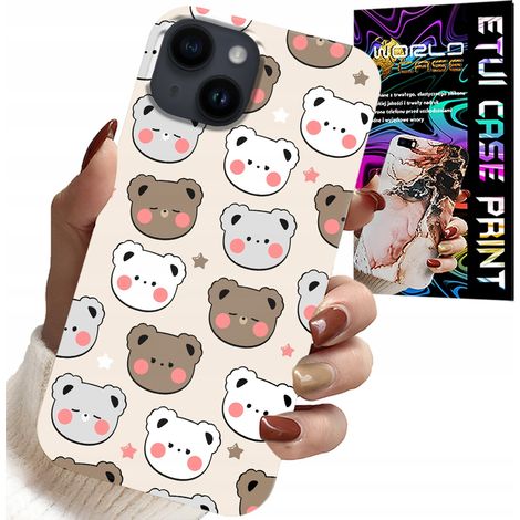 Funda para iPhone 14 - Osito de peluche con diseños de ositos de peluche para los más pequeños + cristal (1/5)