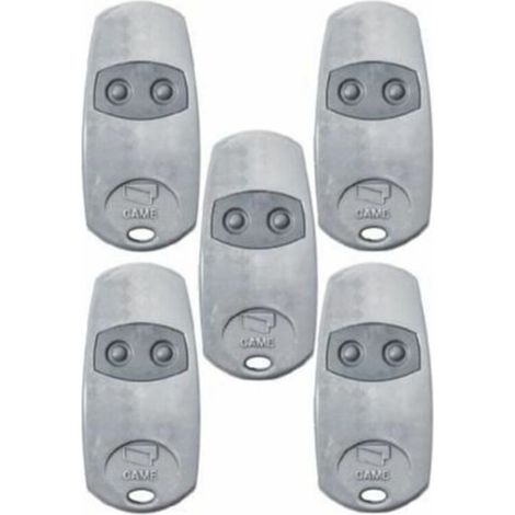 Télécommande - 433,92 Mhz - Pour Portail Motorisé Et Porte De Garage - 2 Canaux - Pack De 5 (1/4)