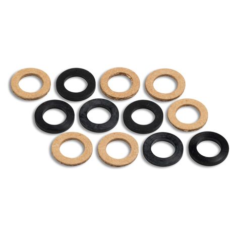 Guarnizioni per regolatori bombole gas GPL Pack 6pz nbr + 6 pz in salpha