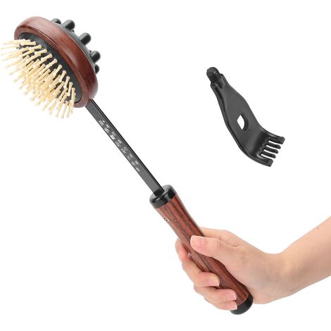 3-in-1-Massagehammer für Rücken, Kopf und Körper, Anti-Juckreiz-Schaber und Haarstimulator (1/5)