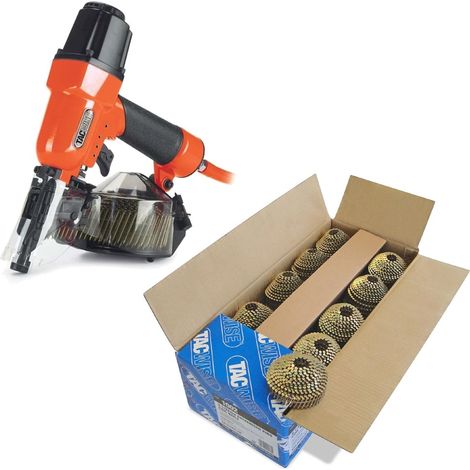 Tacwise Mini Nailer DCN50LHH 50mm + 14,400 2.1 x 32mm Galvanised Coil Nails (1/5)