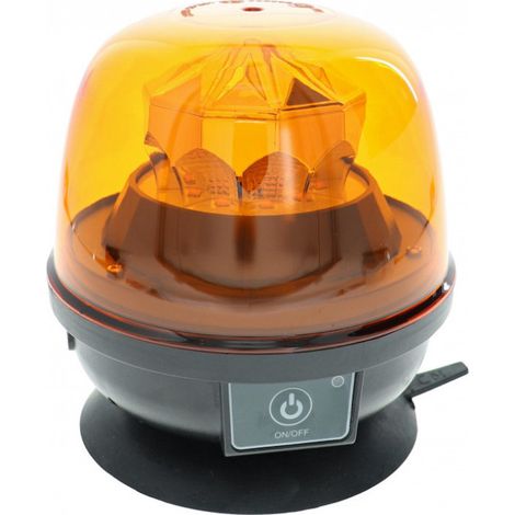 Gyrophare LED magnétique sans fil - Batterie Li-Ion (1/2)
