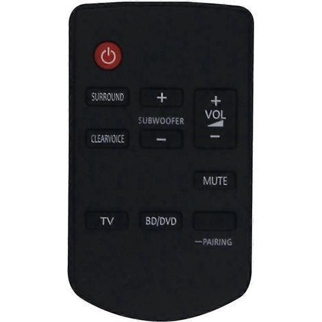 Ersatzfernbedienung passend für Panasonic DVD-Heimkinosystem SC-HTB18EG-K (1/5)