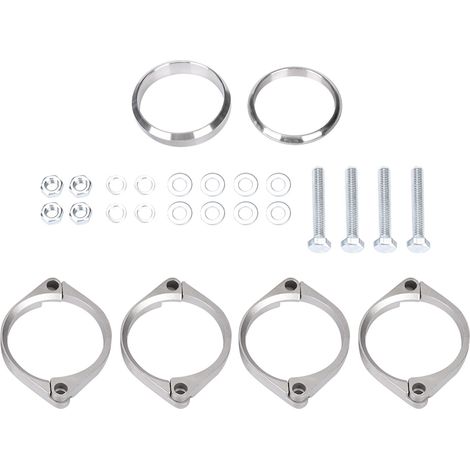 Collier de réparation bride échappement silencieux support fixation inox E46 M3 (1/5)