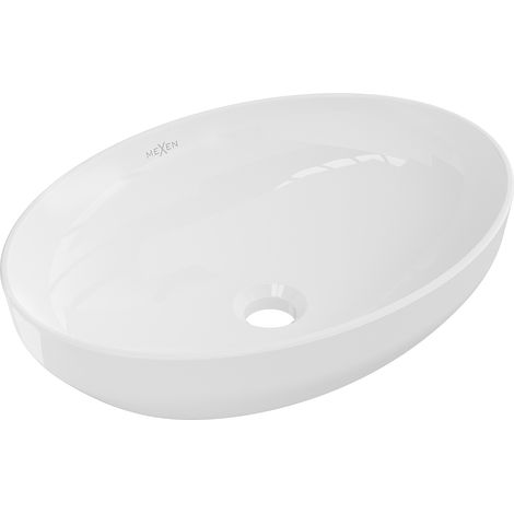 Mexen Cornelia lavabo da appoggio 50 x 37 cm, bianco - 21885000 (1/5)