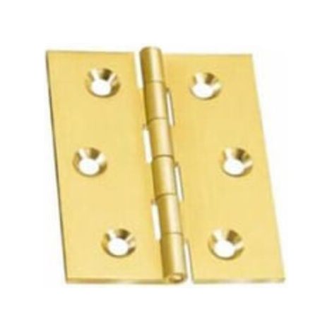 CERNIERA FRESATA PIANA OTTONE SATIN 70X55 MM