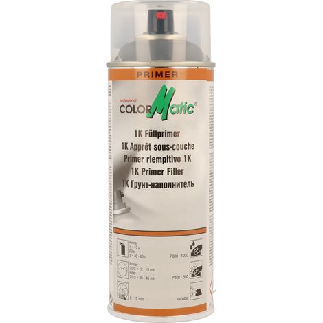 COLORMATIC - Apprêt sous-couche de remplissage gris lumineux - aérosol de 400ml - 882432