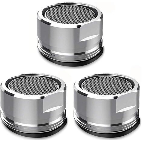 Packung mit 3 Ersatz-Wasserhahnfiltereinsätzen, 24 mm (1/4)