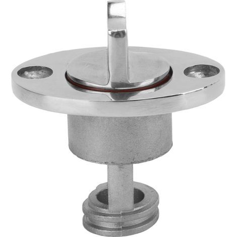 Acouto Bouchon de Vidange Bateau 25mm 1in Bouchon de Vidange Bateau Torsion Résistance à la Rotation Bouchon de Bateau en Acier Inoxydable pour Traverses de Bateau Matériel de Pont de. (1/5)