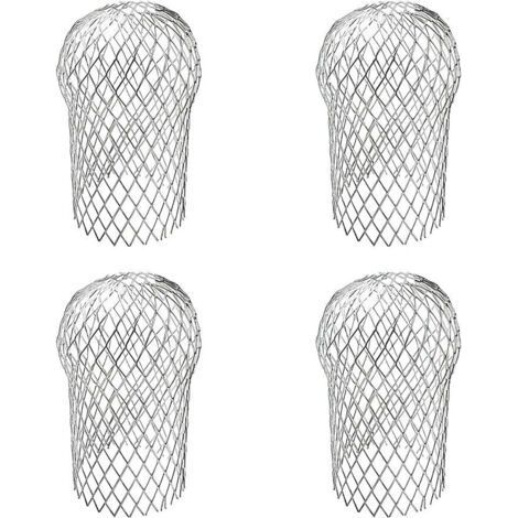 4 pièces Filtre Gouttiere, Crapaudine de Gouttière Galvanisée, Alliage D'aluminium (1/3)