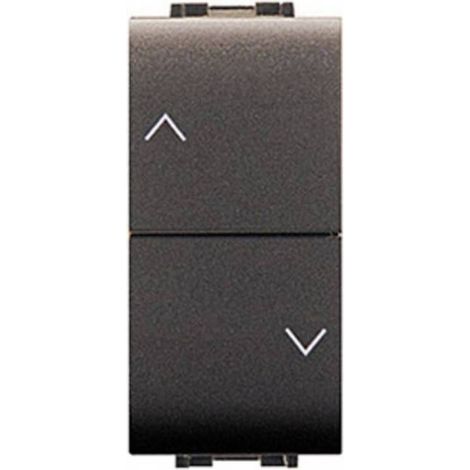 LIFE 4022 DOPPIO PULSANTE P/TAPPARELLE GRIGIO A