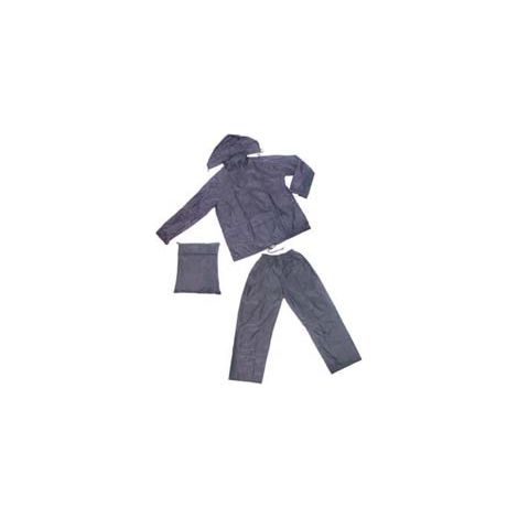 IMPERMEABILE GIACCA/PANTALONE IN NYLON BLU  tg. M    EXCEL