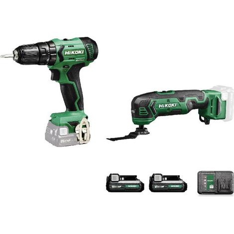 HIKOKI SET TRAPANO+UT.MULTIFUNZIONE KC12HKCV 12V- 1,0 pz