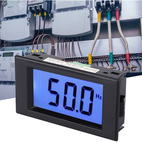 Fréquencemètre numérique D69-HZ 45,0-65,0 Hz CA 80-300 V avec écran LCD (1/5)
