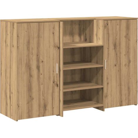Maison Exclusive - Empfangstheke Artisan-Eiche 155x50x103,5 cm Ho