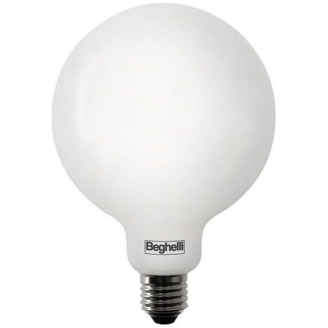 Beghelli 58117 Tuttovetro LED Lampadina Globo 18W E27 3000K 2500lm Classe D colore Opale