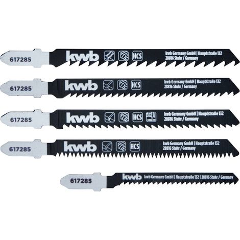 kwb 617285 SET de lames de scie sauteuse pour bois 5 pc(s) (1/5)