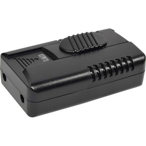 Variateur à pied â curseur 150W 230V Noir Compatible LED [Classe énergétique A]