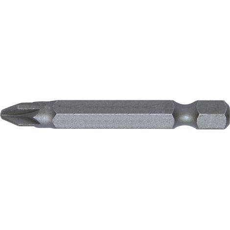 Conector semi-duro, para Tornillo Phillips 1/4'' PZ, con zona de torsión, 50 mm de largo, dimensiones : PZ 3