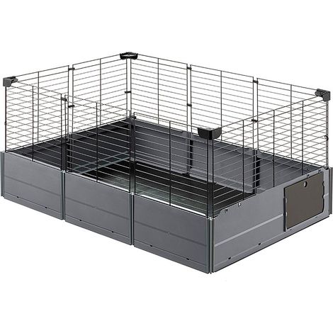 Ferplast MULTIPLA OPEN Gabbia per porcellini d'India modulare aperta. Variante - Misure: 107.5 x 72 x h 50 cm - (1/5)