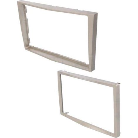 Facade autoradio 2DIN avec contour FA152.2B compatible avec Opel Antara Astra Corsa Zafira - champagne
