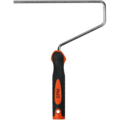 Poignee - Tube Manche Outil - Pour Rouleau Peinture 18 Cm - Diametre 8 Mm - Noir