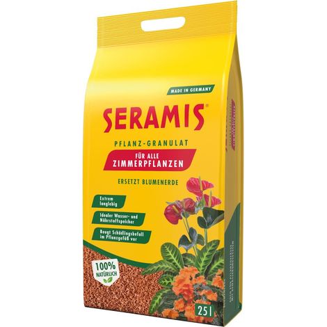 Seramis Pflanz-Granulat für Zimmerpflanzen 25 L Bodenzusatz (1/4)