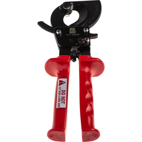 Pince coupante RS PRO Coupe-câbles à cliquet 250 mm ( Prix pour 1 ) (1/4)