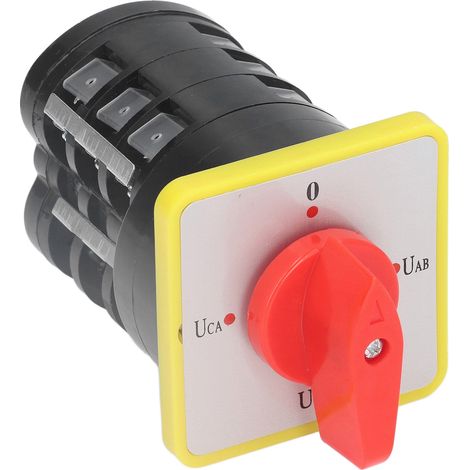 Commutateur universel BERM à 2 positions, sélecteur rotatif à came, commande industrielle, 16 A, 380 V CA (1/5)