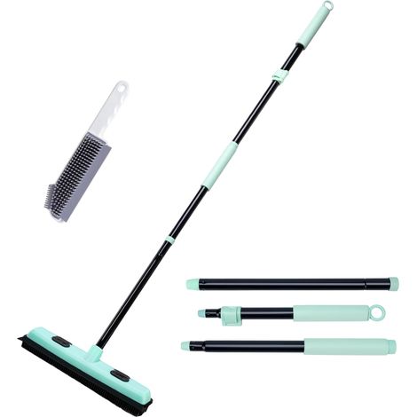 Spazzola gomma pelo, raccoglie acqua, telescopica, 133 cm (1/5)