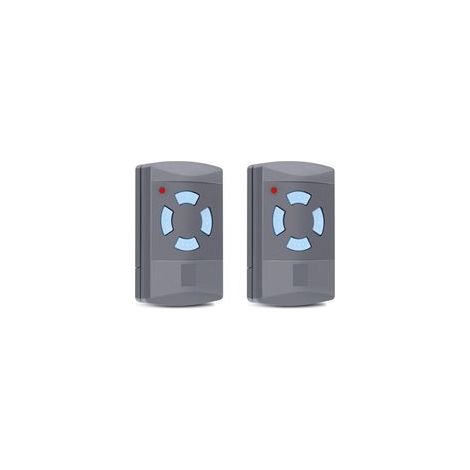 Lot de 2 télécommandes Hörmann HSM4-868 à 4 canaux (868,3 MHz) pour portes de garage – Télécommande manuelle pour ouvre-portes de garage Hörmann SupraMatic, ProMatic, RotaMatic et LineaMatic – Contien (1/5)