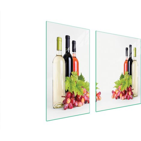 GLASSCHUTZPLATTE FÜR HERD 90x52 WEIN (1/5)