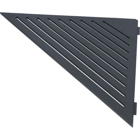 Duschablage PROSHELF Basic schwarz pulverbeschichtet 400 mm