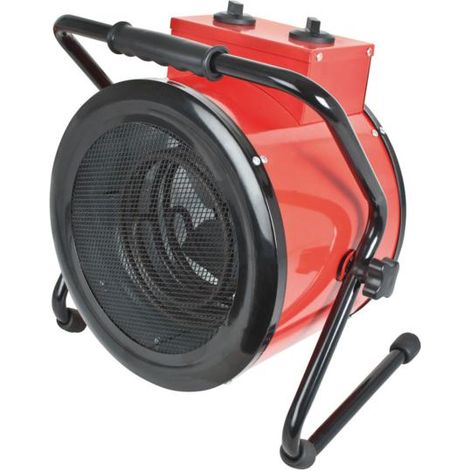 Chauffage de chantier au fioul 1500/3000W – Thermostat réglable 0-85º – Tête orientable – Protection IP44 – Habitex