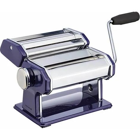 World of Flavours Italian Deluxe Double Cutter Pasta Machine Blue (1/3)