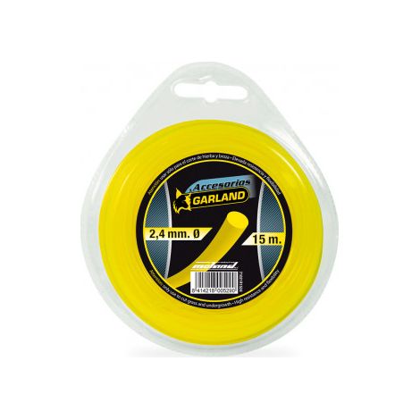 Distributeur - GARLAND - 71021R1524 - Nylon 15 m - 2,4 mm Ø - Débroussailleuse
