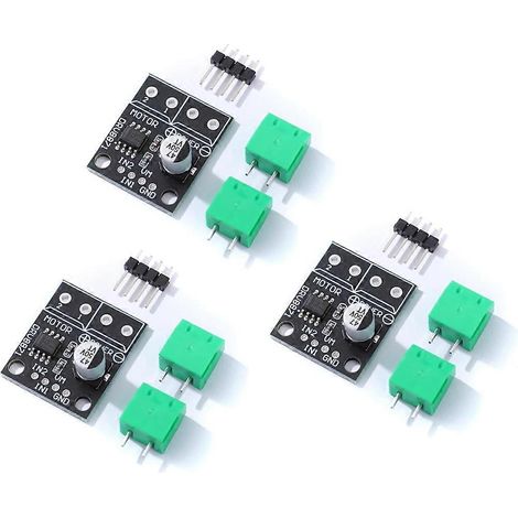 DRV8871 Module de commande de moteur CC en pont en H avec modulation de largeur d'impulsion (PWM) 3,6 A (3 pièces) (1/5)