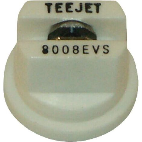 Boquilla est谩ndar simple chorro plano TP 80掳 08 blanco acero inoxidable TeeJet TEEJET TP8008EVS