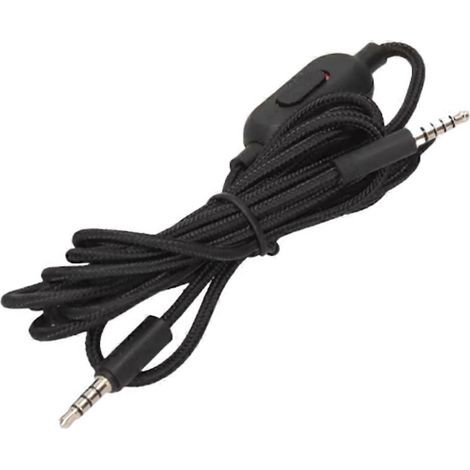 Ersatz-Verlängerungskabel aus geflochtenem Material für Logitech G233, G433 und GPROX Gaming-Headsets mit Lautstärkeregelung und Stummschaltclip (1/5)