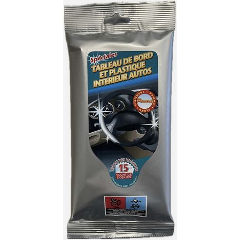 Salviettine Pulenti per Cruscotto e Plastica Interna Auto - PERALINE (1/2)