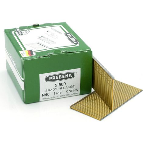 Prebena N40CNKHA Set de clous pour cloueur Longueur 40 mm 2500 pc(s) (1/2)