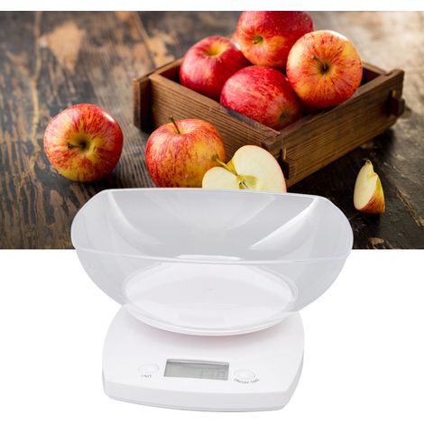 5-kg-Küchenwaage, Umrechnung g/oz/lb (1/5)