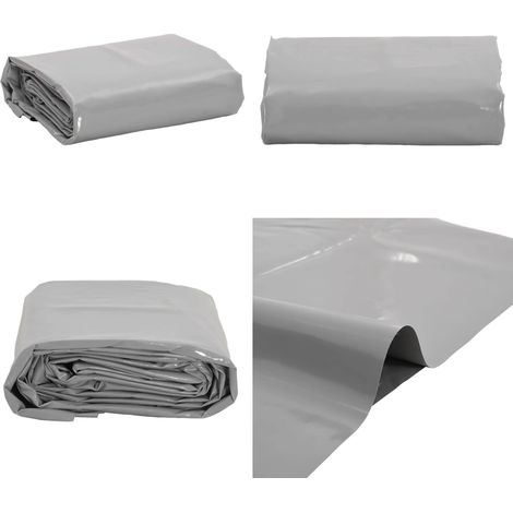 Bâche gris 3x4 m 650 g/m² - Couverture Imperméable - Bâche De Protection - Bâche Extérieure - Bâche Multifonction - Bâche Grise - Home & Living (1/5)