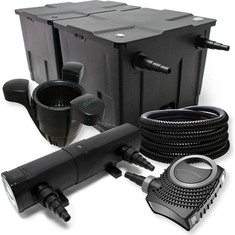 Kit de filtration biologique 72w bassin 60000 L max + tuyau et skimmer