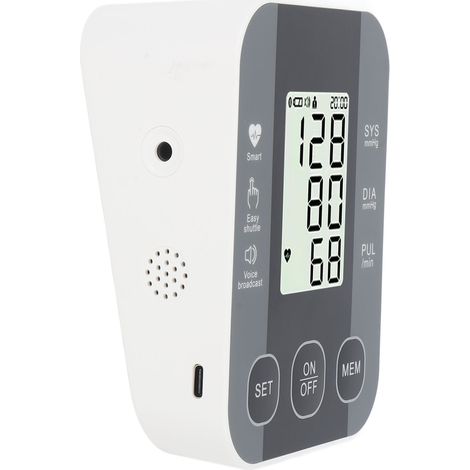 Tensiomètre de haute précision avec annonce vocale automatique et écran LCD intelligent (1/5)