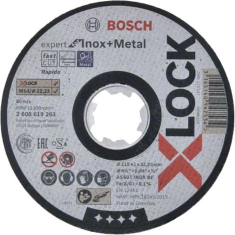 BOSCH-B DISCO PER INOX X-LOCKMM.115X1,0 BOSCH PZ 1,0